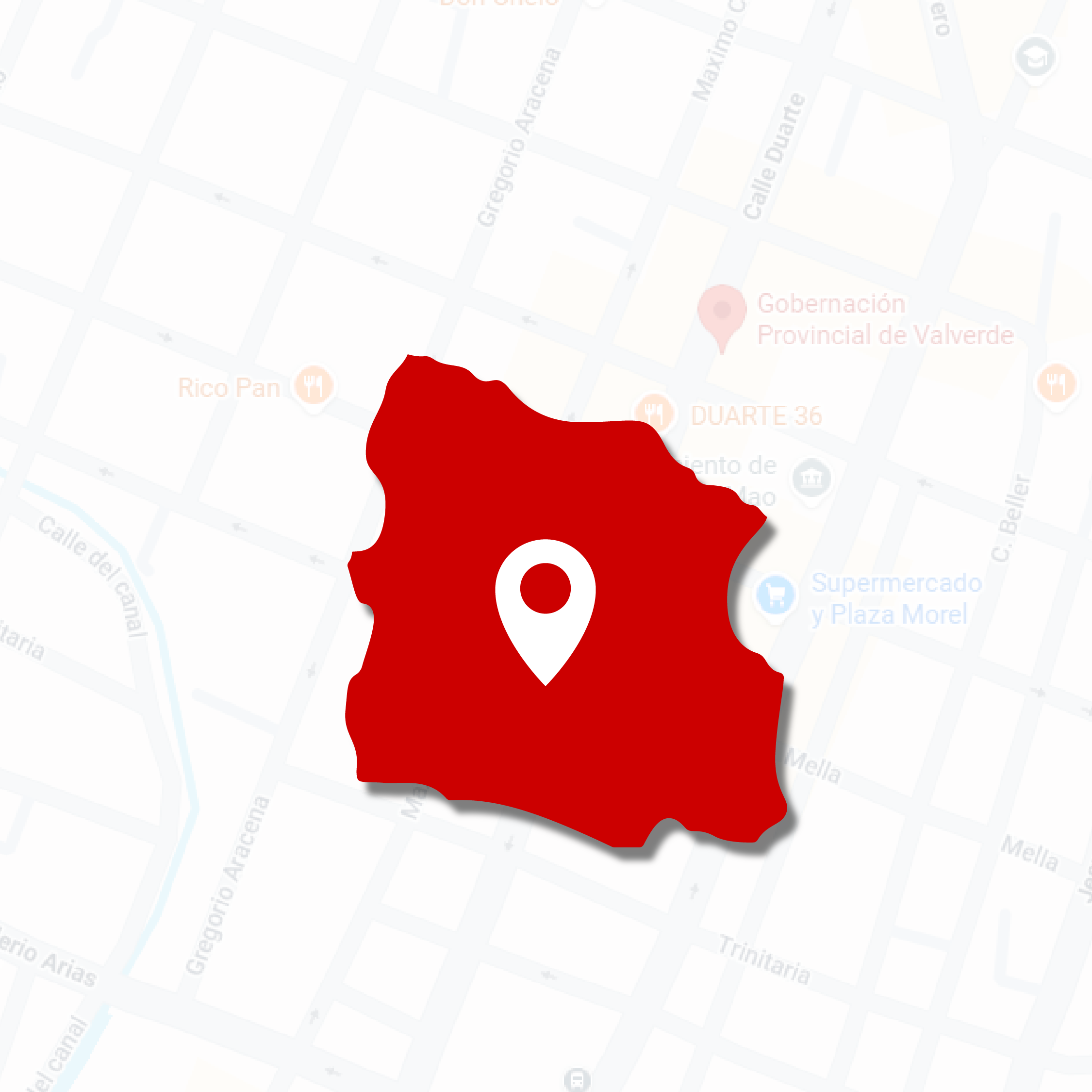 Mapa Cibao Noroeste