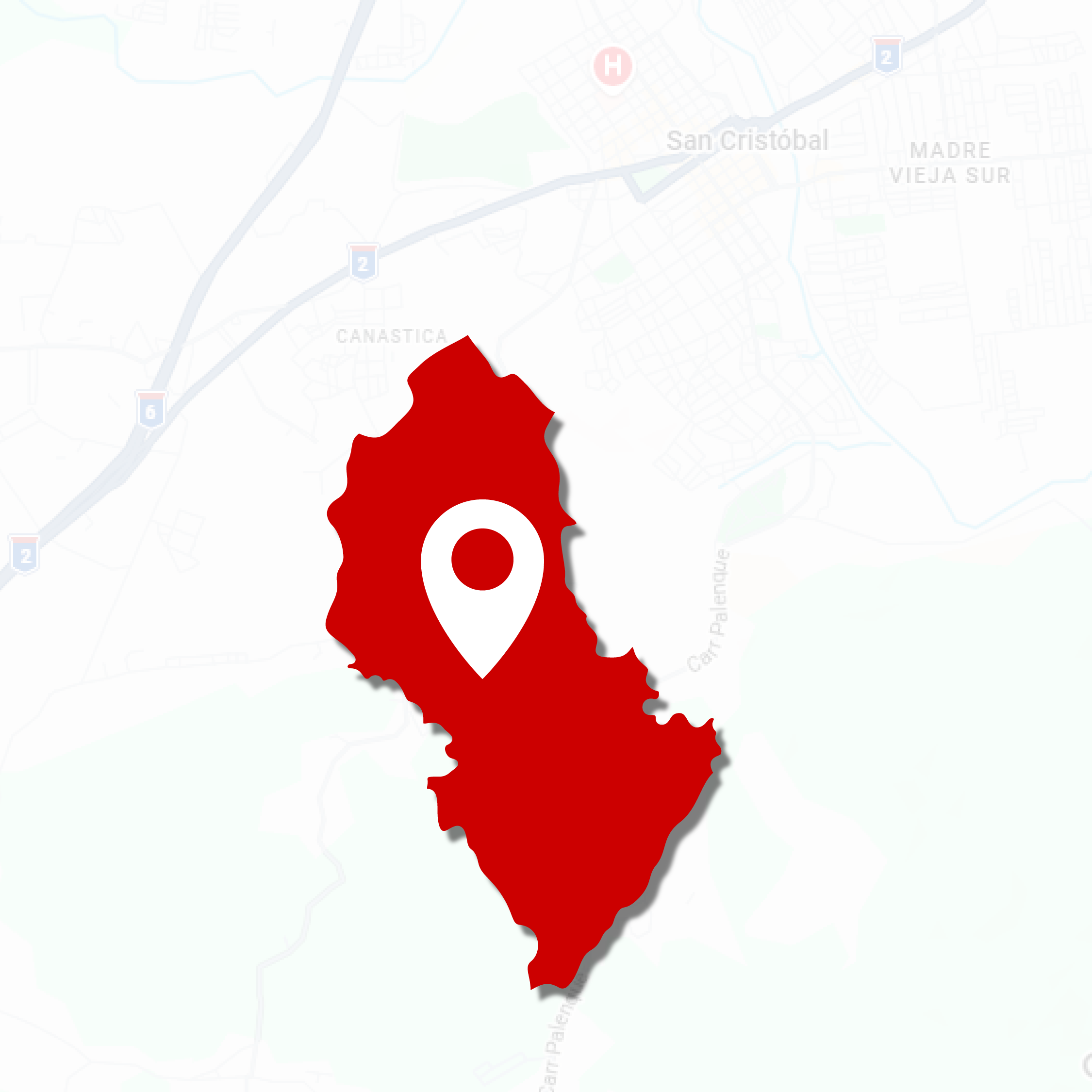Mapa Valdesia